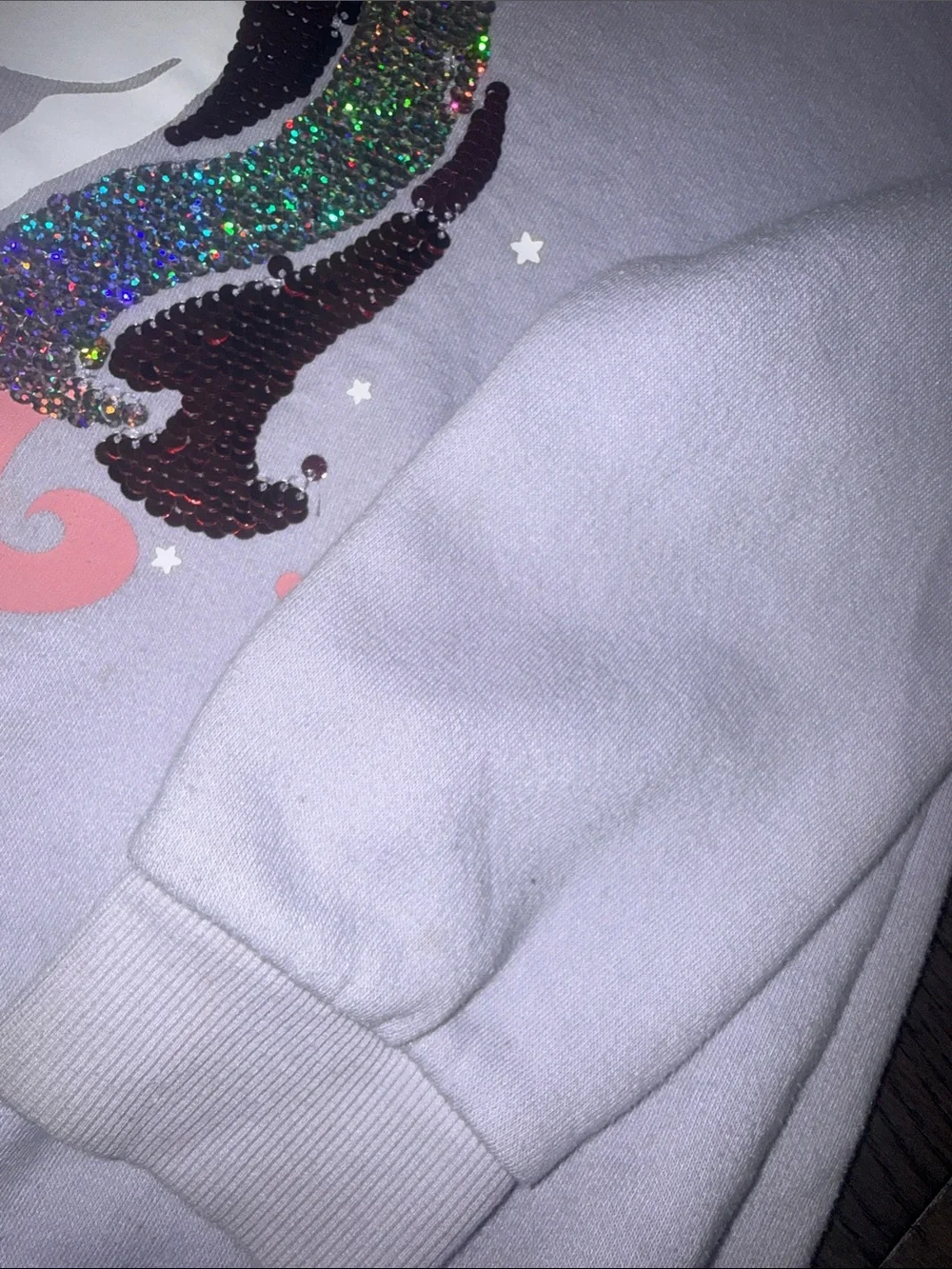Bundle of Girls' Sweatshirts with Sequin, unicorn and hearts